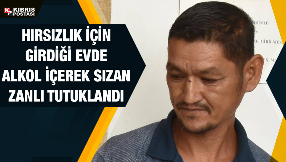 Alayköy’de hırsızlık: Feruz Matrasulov önce telefon çaldı sonra uyuyakaldı!