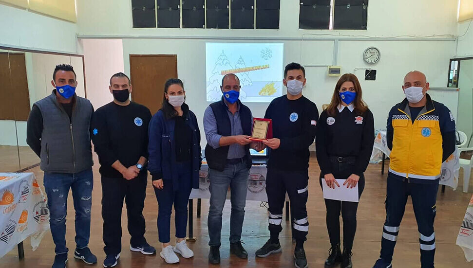 Geçitkale Belediye personeline ilk yardım eğitimi verildi