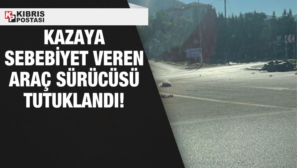 Girne-Alsancak çevre yolunda trafik kazası: Motosiklet sürücüsü ağır yaralandı