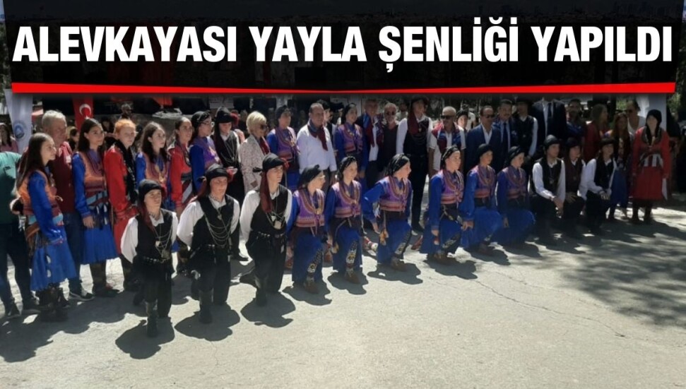 Karadeniz Kültür Derneği’nin düzenlediği Alevkayası Yayla Şenliği yapıldı