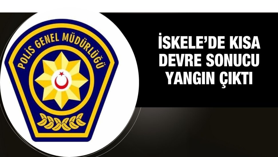 Jeneratör odasında kısa devre yangına sebep oldu