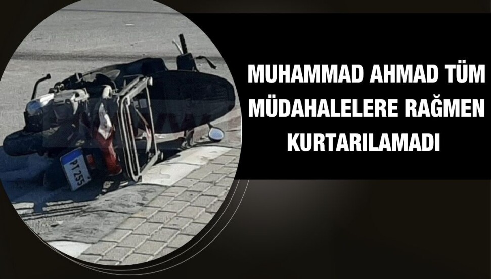 Trafik kazasında ağır yaralanan motosiklet sürücüsü hayatını kaybetti