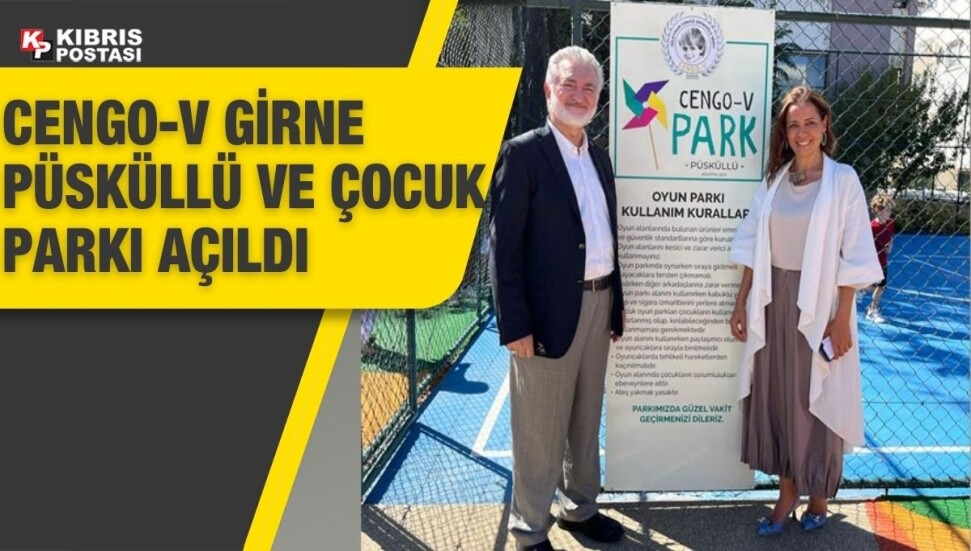 Cengo-V Girne Püsküllü ve Çocuk Parkı Projesi iyilik severlerin desteğiyle açıldı