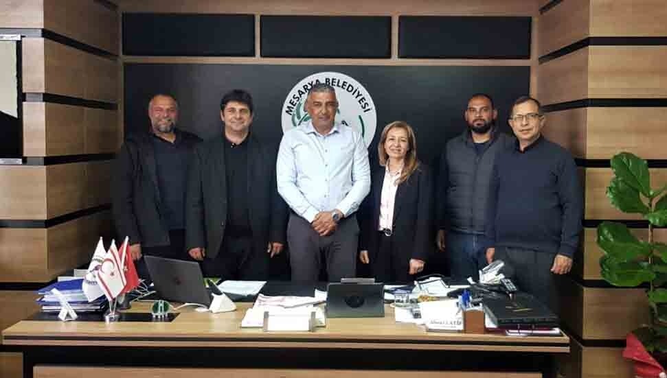 KTMMOB, Mesarya ve Beyarmudu belediyelerini ziyaret etti