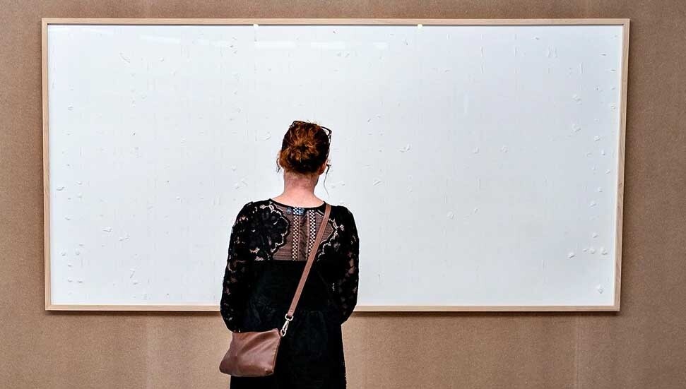 Boş çerçeveleri sanat eseri olarak sunan sanatçıya dava