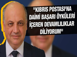 GAÜ Rektörü Ali Haydar, Kıbrıs Postası'nın 21'inci kuruluş yıl dönümünü kutladı