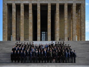 KKTC'nin Ankara Büyükelçisi İsmet Korukoğlu, Anıtkabir'i ziyaret etti
