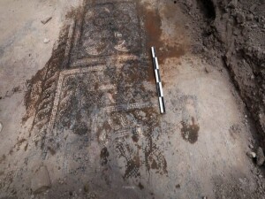 Şam kırsalında Bizans dönemine ait mozaik pano bulundu