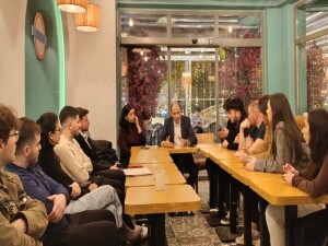 HP Genel Başkanı Özersay Ankara’da gençlerle bir araya geldi