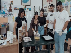 DAÜ öğrencilerinden anaokulu öğrencilerine dayanışma ve üretim etkinliği