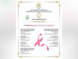 Kültür Dairesi, 1-31 Ekim Meme Kanseri Farkındalık Ayı için söyleşiler düzenliyor