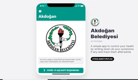 Akdoğan Belediyesi'nden 'Dijital Aşı Kayıt Form' uygulaması