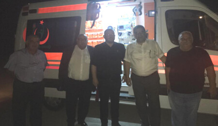 Büyükkonuk ambulansa kavuştu