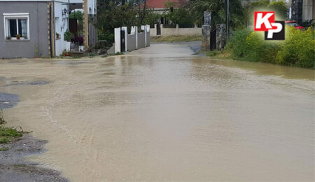 Boğaz Dikmen arası sağanak yağış etkisi altında
