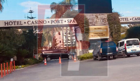 Cratos Otel’de polis nöbeti sürüyor