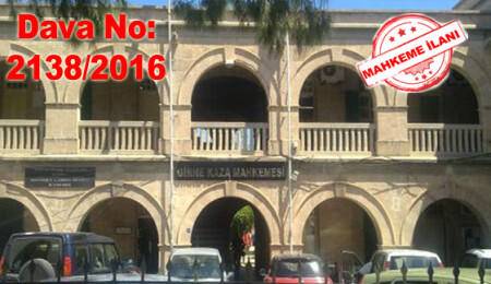 Girne Kaza Mahkemesi - Celpname - Dava No: 2138/2016