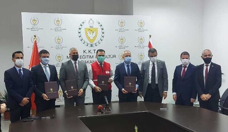 Eğitim Bakanlığı ile KKTCELL, Telsim ve Kızılay arasında bağış kampanyası protokolü: “Her tablet bir gelecek”