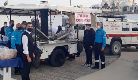 Sivil Savunma Teşkilatı Başkanlığı’nın paket servis iftar yemekleri tamamlandı