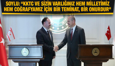İçişleri Bakanı Ziya Öztürkler mevkidaşı Süleyman Soylu ile görüştü