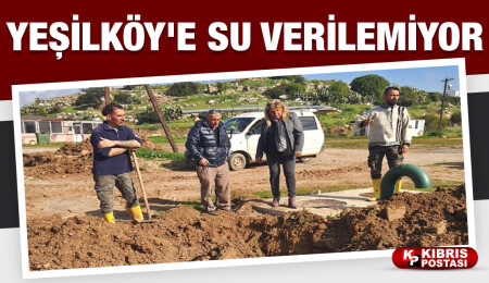 Yeşilköy'de su kesintisi… Sorunun giderilmesi için çalışma yapılıyor