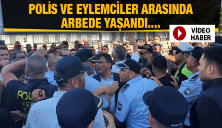 Meclis önünde gergin dakikalar: Polis ve eylemciler arasında arbede yaşandı...