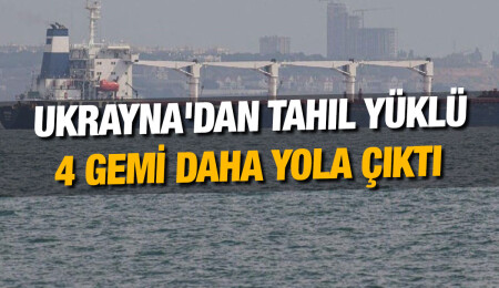 Tahıl sevkiyatı kapsamında 4 gemi daha Ukrayna'dan hareket etti