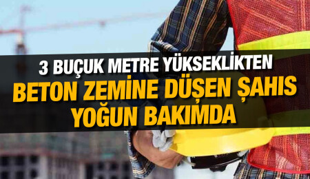 Alayköy’de iş kazası: Kaynak yaparken 3 buçuk metreden düşen Adnan Özer ağır yaralandı