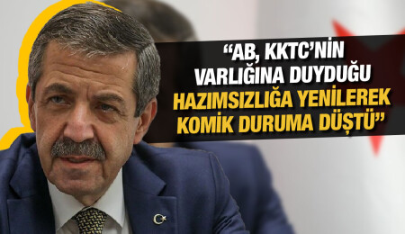 Tahsin Ertuğruloğlu: AB, Kıbrıs Türk halkının hak ve çıkarlarının karşısında olduğunu gösterdi