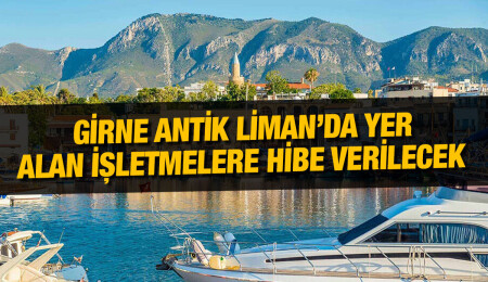 Girne Antik Liman’da yer alan işletmelere hibe