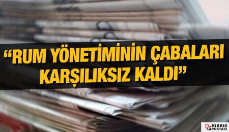 TDT Genel Sekreteri’nin KKTC bayraklı kutlama mesajı Rum basınıda