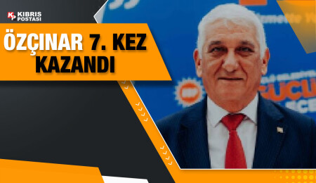 Güzelyurt Belediye Başkanlığı’nı 7. kez Mahmut Özçınar kazandı