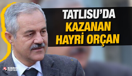 Tatlısu’da kazanan Hayri Orçan