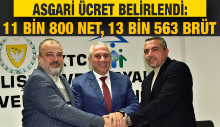 Hasan Taçoy: Asgari ücret 11 bin 800 net, 13 bin 563 brüt