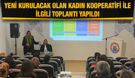 Antik Mağusa Vakfı himayesinde “Kadın Kooperatifi” bilgilendirme toplantısı gerçekleştirildi