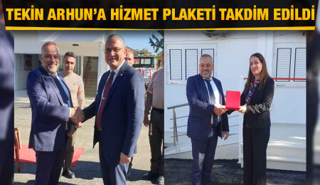 Capital Group Yönetim Kurulu Başkanı Arhun’a, Sivil Savunma Teşkilatı Başkanlığı’ndan hizmet plaketi verildi
