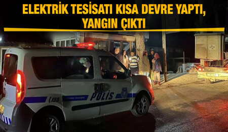 Lefke'de ev yangını: Dumandan etkilenen bir kişi hastaneye kaldırıldı