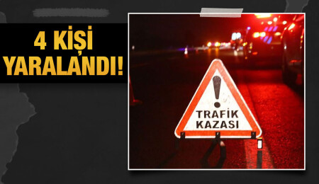 Lefkoşa Kuzey Çevre Yolu’nda trafik kazası: 4 kişi yaralandı