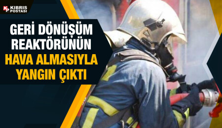 Haspolat Sanayi Bölgesi'nde faaliyet gösteren bir iş yerinde yangın!