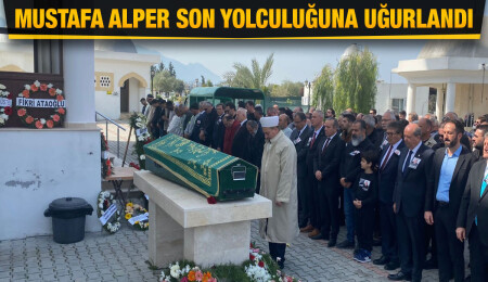 Mustafa Alper son yolculuğuna uğurlandı...