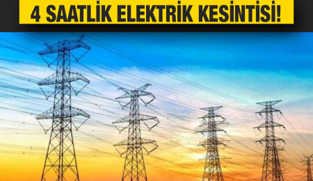 Yenierenköy’de bugün 4 saatlik elektrik kesintisi olacak
