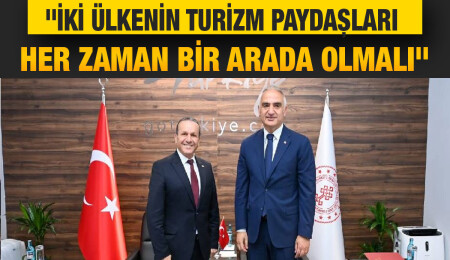 Turizm Bakanı Fikri Ataoğlu, Mehmet Nuri Ersoy ile bir araya geldi