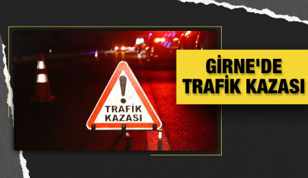 Girne’de alkollü sürücü park halindeki araca çarptı!