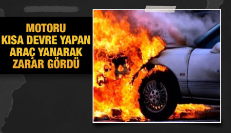 Lefkoşa’da park halindeki araçta yangın!