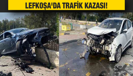 Fuar kavşağında trafik kazası: 1 kişi yaralandı