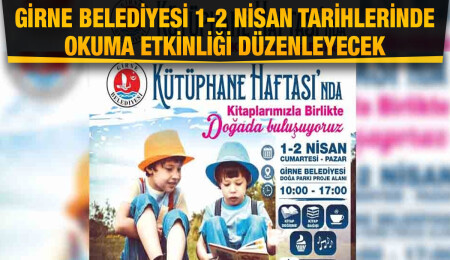 Girne Belediyesi okuma etkinliği düzenliyor