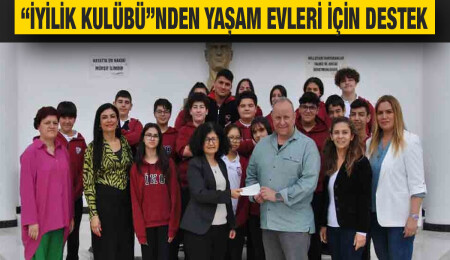 İrsen Küçük Ortaokulu öğrencileri, Kıbrıs Türk Dayanışma Platformu’na 10 bin TL bağışladı