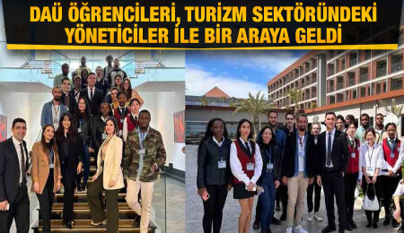 DAÜ Turizm Fakültesi öğrencileri, İskele’de düzenlenen Kariyer Günleri’ne katıldı
