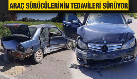 Derince - Avtepe ana yolunda trafik kazası: 2 kişi yaralandı