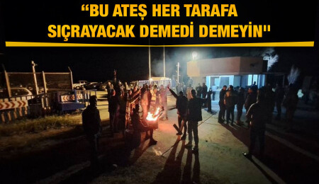 EL-SEN üyeleri Teknecik Elektrik Santrali'nde toplandı, ateş yakıldı