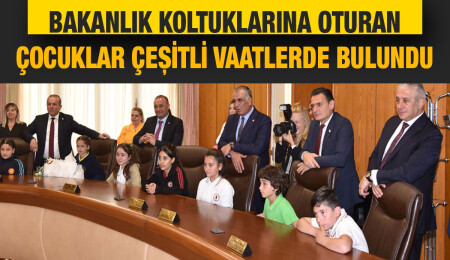 Ercan Havalimanı’nın açılamaması ilkokul çocuklarının gündeminde!